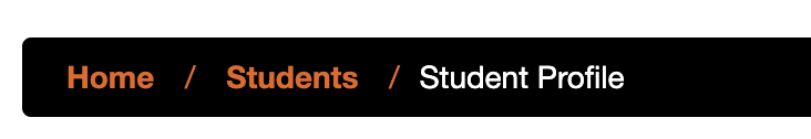Student Breadcrumb